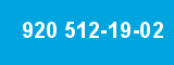 920 512-19-02